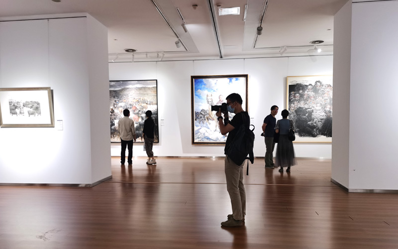 Ukumbi wa maonyesho. Picha ilipigwa na Lu Jing