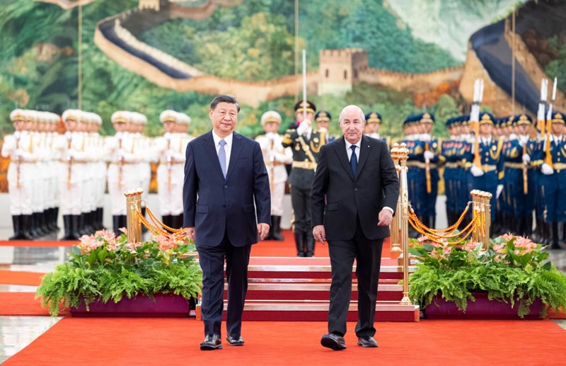 Rais Xi Jinping afanya mazungumzo na Rais wa Algeria Abdelmadjid Tebboune