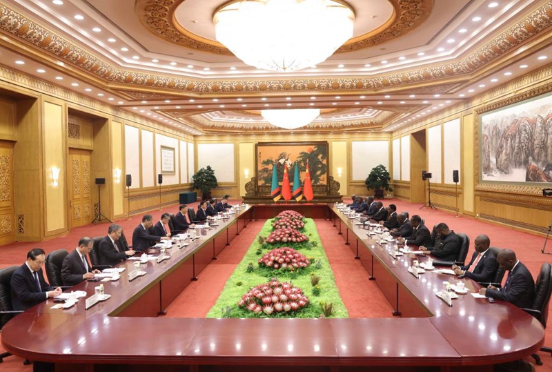 Rais Xi Jinping na mwenzake Hichilema wa Zambia watangaza kuinua hadhi ya uhusiano kati ya China na Zambia