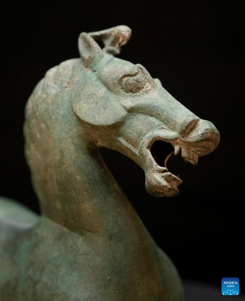 Picha: Sanamu ya kale ya Farasi wa Shaba iliyohifadhiwa kwenye Jumba la Makumbusho ya Mkoa wa Gansu, China