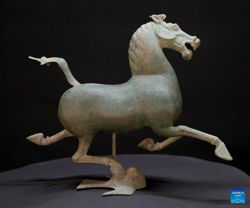 Picha: Sanamu ya kale ya Farasi wa Shaba iliyohifadhiwa kwenye Jumba la Makumbusho ya Mkoa wa Gansu, China