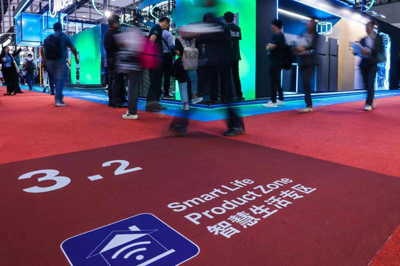 Mwonekano wa eneo la bidhaa za maisha ya kisasa katika Maonyesho ya Uagizaji na Uuzaji Bidhaa ya China huko Guangzhou, China