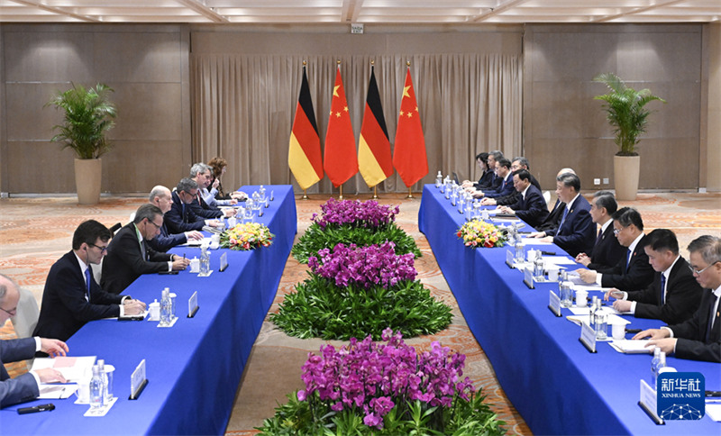 Rais Xi Jinping wa China akutana na?Chansela wa Ujerumani Chancellor Olaf Scholz