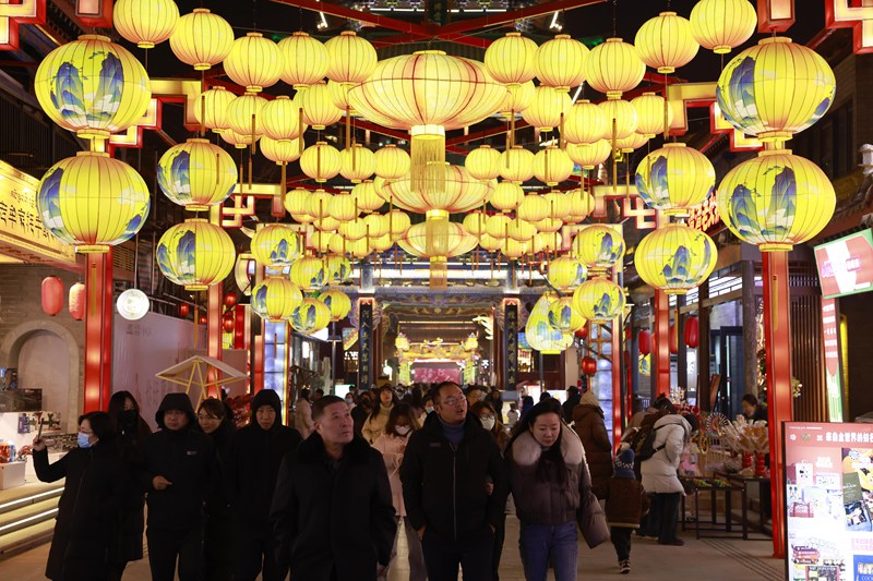 Gansu Lanzhou: Kufurahia taa za rangi na kuukaribisha mwaka mpya