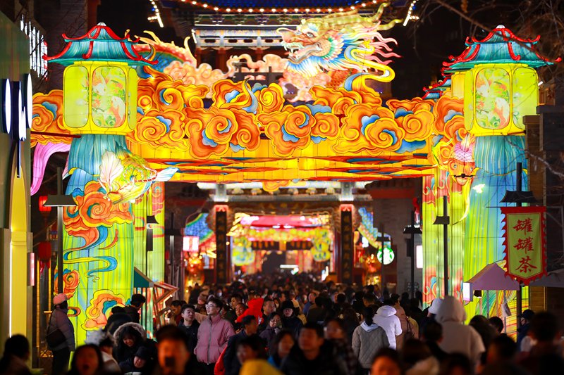 Gansu Lanzhou: Kufurahia taa za rangi na kuukaribisha mwaka mpya