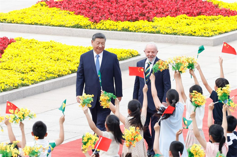 Rais Xi Jinping afanya mazungumzo na Rais wa Brazil Luiz Inacio Lula da Silva