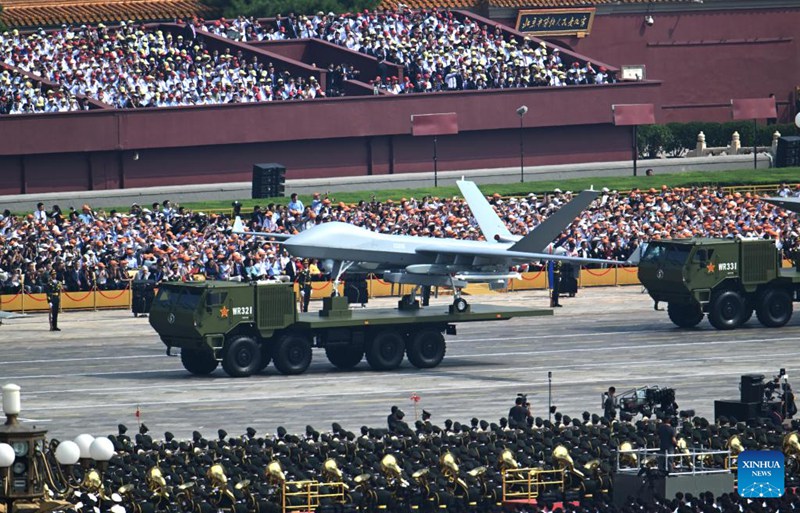 Hali mbalimbai ya kuvutia kwenye gwaride la Siku ya Ushindi ya China